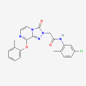 N-(5-chloro-2-methylphenyl)-2-[8-(2-methylphenoxy)-3-oxo[1,2,4]triazolo[4,3-a]pyrazin-2(3H)-yl]acetamide