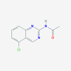 molecular formula C10H8ClN3O B2430945 N-(5-氯-2-喹唑啉基)乙酰胺 CAS No. 338962-31-5