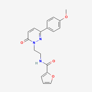 N-(2-(3-(4-methoxyphenyl)-6-oxopyridazin-1(6H)-yl)ethyl)furan-2-carboxamide