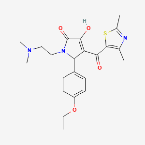 1-(2-(dimethylamino)ethyl)-4-(2,4-dimethylthiazole-5-carbonyl)-5-(4-ethoxyphenyl)-3-hydroxy-1H-pyrrol-2(5H)-one
