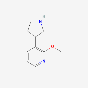 2-Methoxy-3-(pyrrolidin-3-yl)pyridine