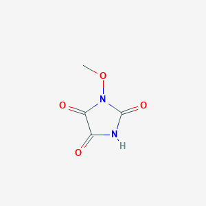 molecular formula C4H4N2O4 B2431001 1-Metoxiimidazolidina-2,4,5-triona CAS No. 339104-05-1