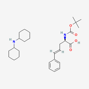 molecular formula C28H44N2O4 B2431020 Boc-D-Styrylalanine-DCHA CAS No. 261165-04-2; 261380-19-2