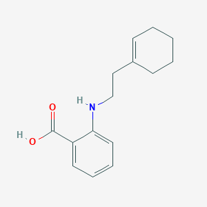 molecular formula C15H19NO2 B2431037 2-(2-环己-1-烯基-乙基氨基)-苯甲酸 CAS No. 722466-18-4