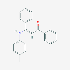 1,3-Diphenyl-3-(4-toluidino)-2-propen-1-one