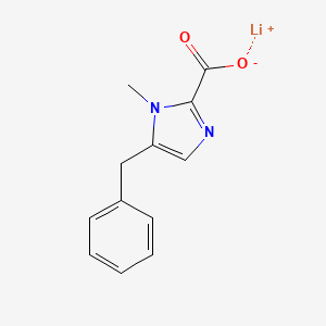 molecular formula C12H11LiN2O2 B2431052 Lithium;5-benzyl-1-methylimidazole-2-carboxylate CAS No. 2260937-74-2