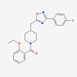 1-(2-Ethoxybenzoyl)-4-{[3-(4-fluorophenyl)-1,2,4-oxadiazol-5-yl]methyl}piperidine