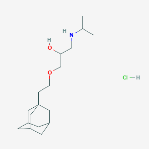 1-[2-(1-Adamantyl)ethoxy]-3-(isopropylamino)-2-propanol hydrochloride