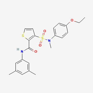 N-(3,5-dimethylphenyl)-3-{[(4-ethoxyphenyl)(methyl)amino]sulfonyl}thiophene-2-carboxamide