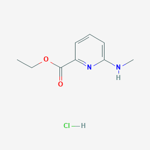 molecular formula C9H13ClN2O2 B2431130 Ethyl 6-(methylamino)pyridine-2-carboxylate;hydrochloride CAS No. 2551118-43-3