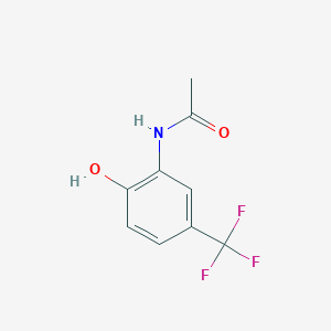 molecular formula C9H8F3NO2 B2431131 2-Acetamino-4-(trifluoromethyl)phenol CAS No. 368-11-6