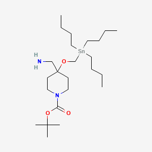 molecular formula C24H50N2O3Sn B2431145 SnAP 2-螺-(4-Pip) M 试剂 CAS No. 1688652-68-7