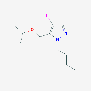 1-butyl-4-iodo-5-(isopropoxymethyl)-1H-pyrazole