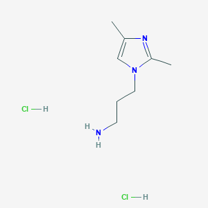 3-(2,4-Dimethyl-1H-imidazol-1-yl)propan-1-amine dihydrochloride