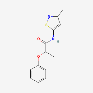 molecular formula C13H14N2O2S B2431204 N-(3-methylisothiazol-5-yl)-2-phenoxypropanamide CAS No. 1234930-93-8