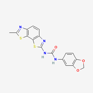 1-(Benzo[d][1,3]dioxol-5-yl)-3-(7-methylbenzo[1,2-d:4,3-d']bis(thiazole)-2-yl)urea