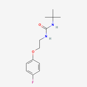 molecular formula C13H19FN2O2 B2431227 1-(Tert-butyl)-3-(2-(4-fluorophenoxy)ethyl)urea CAS No. 1172881-56-9