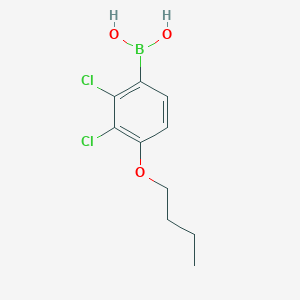 molecular formula C10H13BCl2O3 B2431249 4-Butoxy-2,3-dichlorophenylboronic acid CAS No. 2096339-74-9