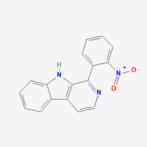 molecular formula C17H11N3O2 B243126 1-(2-nitrophenyl)-9H-beta-carboline 