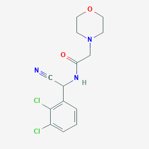 N-[Cyano-(2,3-dichlorophenyl)methyl]-2-morpholin-4-ylacetamide