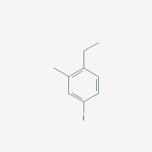 molecular formula C9H11I B2431465 1-Ethyl-4-iodo-2-methylbenzene CAS No. 1369834-22-9