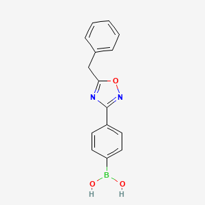 4-(5-Benzyl-1,2,4-oxadiazol-3-YL)phenylboronic acid