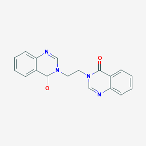 molecular formula C18H14N4O2 B243148 3-[2-(4-oxo-3(4H)-quinazolinyl)ethyl]-4(3H)-quinazolinone 