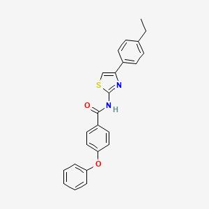 N-[4-(4-ethylphenyl)-1,3-thiazol-2-yl]-4-phenoxybenzamide
