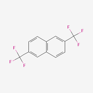 molecular formula C12H6F6 B2431510 2,6-Bis(trifluoromethyl)naphthalene CAS No. 50318-10-0