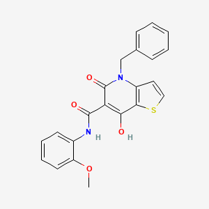N-(4-{3-[(cycloheptylamino)sulfonyl]-4-methoxyphenyl}-3-methylisoxazol-5-yl)acetamide
