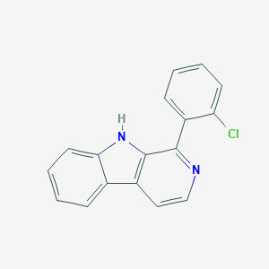 molecular formula C17H11ClN2 B243166 1-(2-chlorophenyl)-9H-beta-carboline 