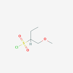 molecular formula C5H11ClO3S B2431680 1-Methoxybutane-2-sulfonyl chloride CAS No. 1339022-44-4