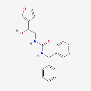 1-Benzhydryl-3-(2-(furan-3-yl)-2-hydroxyethyl)urea