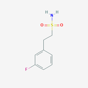 molecular formula C8H10FNO2S B2431737 2-(3-Fluorophenyl)ethanesulfonamide CAS No. 919354-01-1