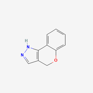 molecular formula C10H8N2O B2431766 2,4-Dihydrochromeno[4,3-c]pyrazole CAS No. 57669-35-9; 74618-03-4