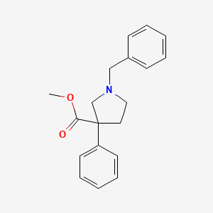 Methyl 1-benzyl-3-phenylpyrrolidine-3-carboxylate