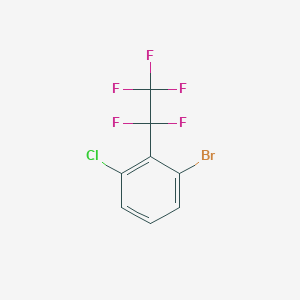 2-Bromo-6-chloropentafluoroethyl-benzene