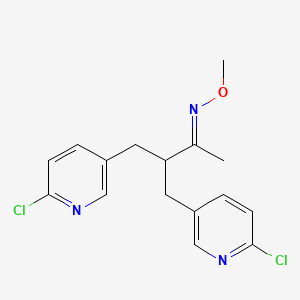 4-(6-chloro-3-pyridinyl)-3-[(6-chloro-3-pyridinyl)methyl]-2-butanone O-methyloxime