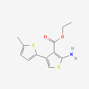 Ethyl 2-amino-4-(5-methylthiophen-2-yl)thiophene-3-carboxylate