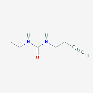 molecular formula C7H12N2O B2431939 1-(But-3-yn-1-yl)-3-ethylurea CAS No. 1341907-18-3