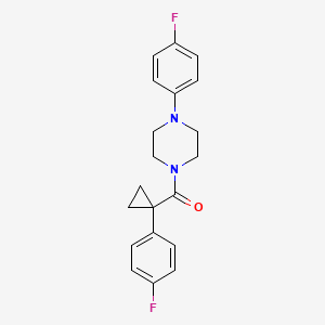 (1-(4-Fluorophenyl)cyclopropyl)(4-(4-fluorophenyl)piperazin-1-yl)methanone