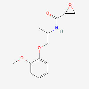 N-[1-(2-Methoxyphenoxy)propan-2-yl]oxirane-2-carboxamide