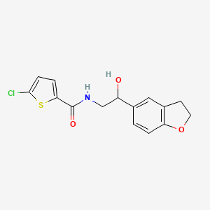 5-chloro-N-(2-(2,3-dihydrobenzofuran-5-yl)-2-hydroxyethyl)thiophene-2-carboxamide