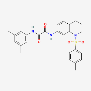 N1-(3,5-dimethylphenyl)-N2-(1-tosyl-1,2,3,4-tetrahydroquinolin-7-yl)oxalamide