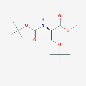 molecular formula C13H25NO5 B2431991 (S)-3-叔丁氧基-2-(叔丁氧基羰基氨基)丙酸甲酯 CAS No. 96637-65-9