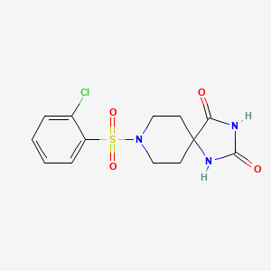 8-(2-Chlorobenzenesulfonyl)-1,3,8-triazaspiro[4.5]decane-2,4-dione