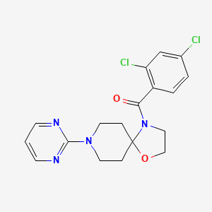 (2,4-Dichlorophenyl)[8-(2-pyrimidinyl)-1-oxa-4,8-diazaspiro[4.5]dec-4-yl]methanone
