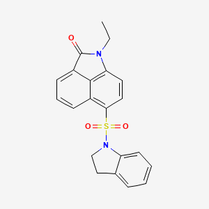 1-ethyl-6-(indolin-1-ylsulfonyl)benzo[cd]indol-2(1H)-one