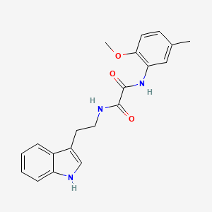N-[2-(1H-indol-3-yl)ethyl]-N'-(2-methoxy-5-methylphenyl)oxamide