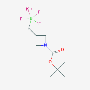 Potassium ((1-(tert-butoxycarbonyl)azetidin-3-ylidene)methyl)trifluoroborate